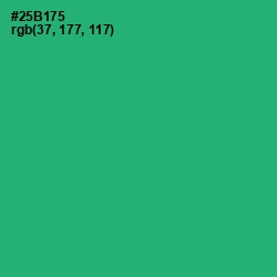 #25B175 - Jade Color Image
