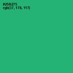 #25B275 - Jade Color Image