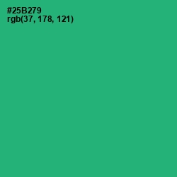 #25B279 - Jade Color Image