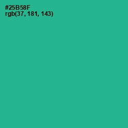 #25B58F - Jungle Green Color Image