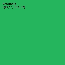 #25B65D - Jade Color Image