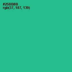 #25BB8B - Jungle Green Color Image