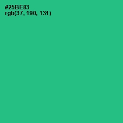 #25BE83 - Jungle Green Color Image