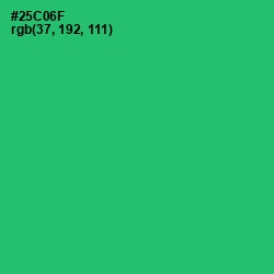 #25C06F - Malachite Color Image
