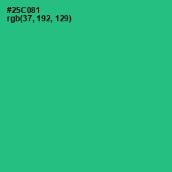 #25C081 - Shamrock Color Image