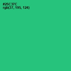 #25C37C - Malachite Color Image