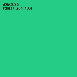 #25CC85 - Shamrock Color Image