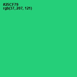 #25CF79 - Malachite Color Image