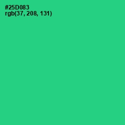 #25D083 - Shamrock Color Image