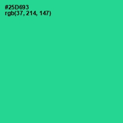 #25D693 - Shamrock Color Image