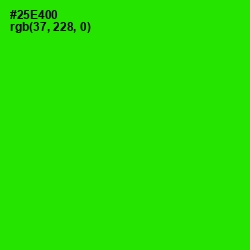 #25E400 - Harlequin Color Image