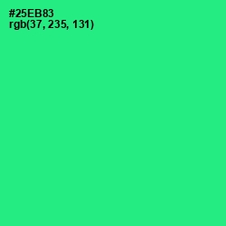 #25EB83 - Shamrock Color Image