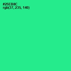 #25EB8C - Shamrock Color Image