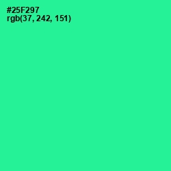 #25F297 - Shamrock Color Image