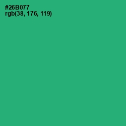 #26B077 - Jade Color Image