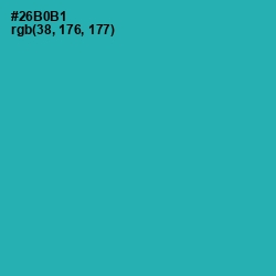 #26B0B1 - Pelorous Color Image