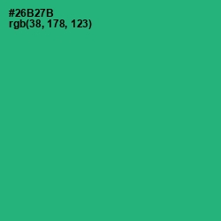 #26B27B - Jade Color Image