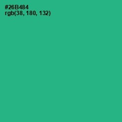 #26B484 - Jungle Green Color Image