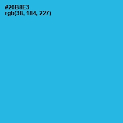 #26B8E3 - Scooter Color Image