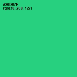 #26D07F - Malachite Color Image