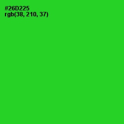 #26D225 - Harlequin Color Image