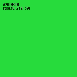 #26DB3B - Harlequin Color Image