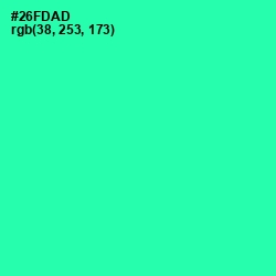 #26FDAD - Shamrock Color Image