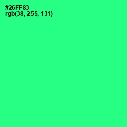 #26FF83 - Shamrock Color Image