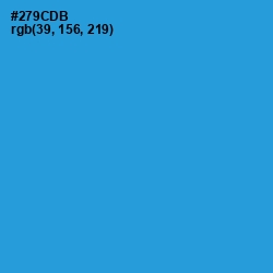 #279CDB - Curious Blue Color Image