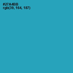 #27A4BB - Pelorous Color Image