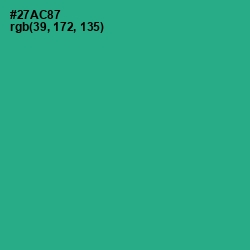 #27AC87 - Jungle Green Color Image