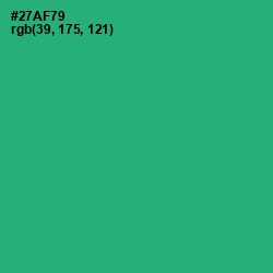 #27AF79 - Jade Color Image