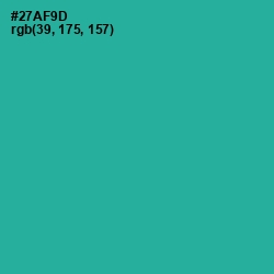 #27AF9D - Keppel Color Image