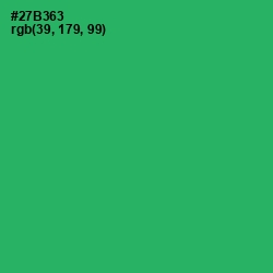 #27B363 - Jade Color Image