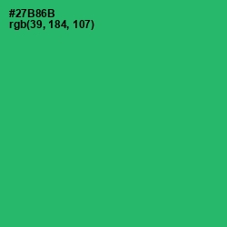 #27B86B - Jade Color Image