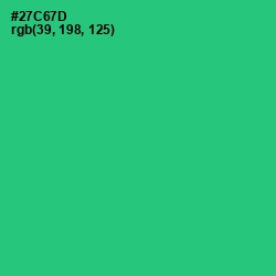 #27C67D - Malachite Color Image