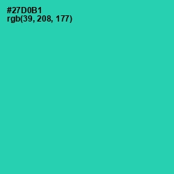 #27D0B1 - Puerto Rico Color Image