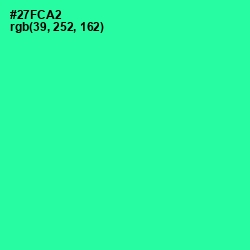 #27FCA2 - Shamrock Color Image