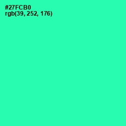 #27FCB0 - Shamrock Color Image