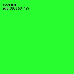 #27FD2F - Harlequin Color Image