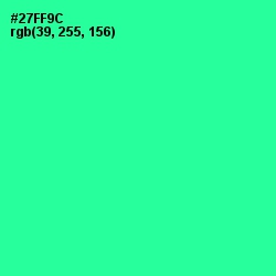 #27FF9C - Shamrock Color Image