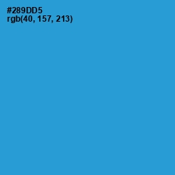 #289DD5 - Curious Blue Color Image