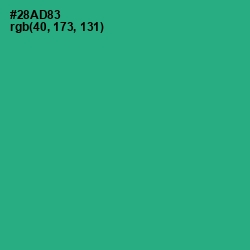 #28AD83 - Jungle Green Color Image