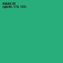 #28AE7B - Jade Color Image
