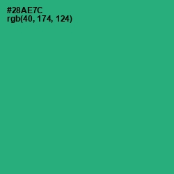 #28AE7C - Jade Color Image