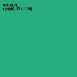 #28AE7E - Jade Color Image
