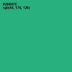 #28B07E - Jade Color Image
