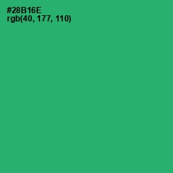 #28B16E - Jade Color Image