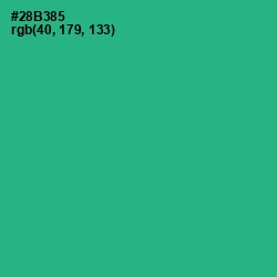 #28B385 - Jungle Green Color Image