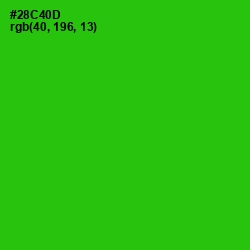 #28C40D - Harlequin Color Image